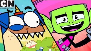 Teen Titans Go! & Unikitty! | Favourite Foods | Cartoon Network
