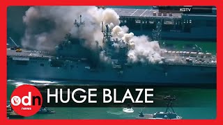 Huge Explosion at San Diego Naval Base Injures 21 People