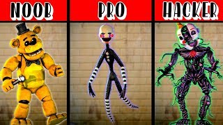FNAF NOOB vs PRO vs HACKER Animation