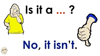 Is it a...? | No, it isn't. | Easy English Conversation Practice | ESL