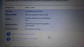 HP ProBook 450 G1 Windows 7 Experience Index