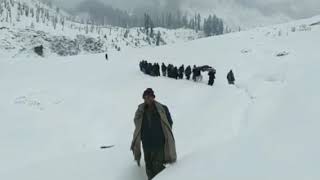 How can carry patients during heavy snowfall in Surgan Neelum Valley