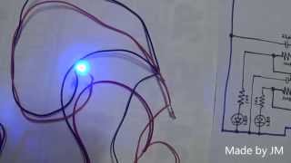 74HC14 LED Blinker circuit