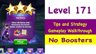 Bejeweled Stars Level 171 Tips and Strategy Gameplay Walkthrough No Boosters