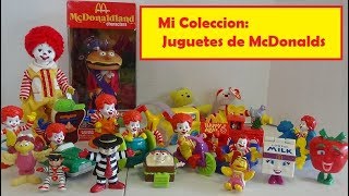 Mi Coleccion de Juguetes de McDonalds - juguetes antiguos