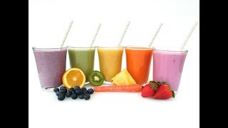 Smoothies para niños (menú para 5 días de la semana)