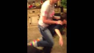 Little boy gives mom a piggy back!!!