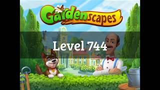 夢幻花園 Gardenscapes level 744