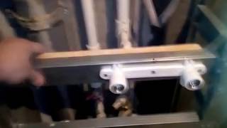 Установка смесителя для ванны в гипсокартонную стену