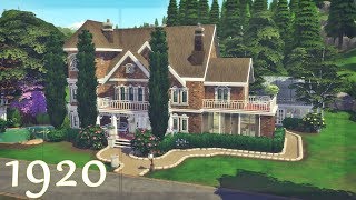 CASA DE 1920 │Desafio das Décadas│The Sims 4 (Speed Build)