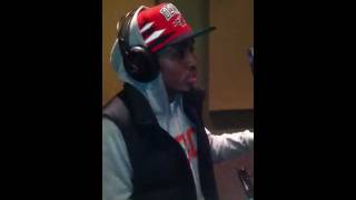 Ericky-B in Studio Recording "Gangsta"