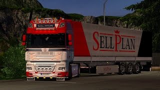 Euro Truck Simulator 2 - Daf Xf by 50K on Scandinavia