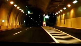 首都高 山手トンネル全線 熊野町JCT～大橋JCT 黄色バイク