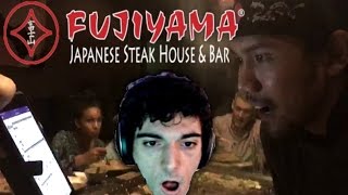 Ice Poseidon eating Hibachi at Fujiyama with awesome chef! [VOD: 22-9-2016]