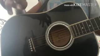 BTS 방탄소년단 SAVE ME tab tutorial for acoustic guitar with capo.