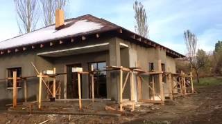 Видео со стройплощадки дома по проекту X1