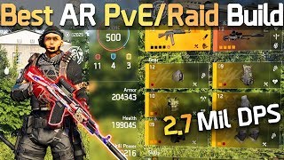 2.7 MILLION DPS | BEST AR PvE/Raid Build | Division 2