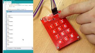 Cенсорная клавиатура для кодового замка на Arduino