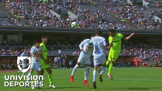 De último minuto, Atlas le empata a Pumas con este gol de Juan Pablo Vigón