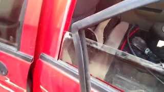 Снятие стекла с задней двери Chery QQ (матиз)
