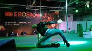 Иван Жидков. Exotic pole dance show 2015 Санкт-Петербург