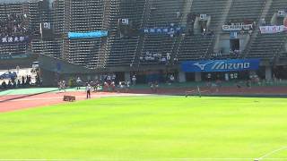 2011日本学生陸上　男子4x100mR 予選2