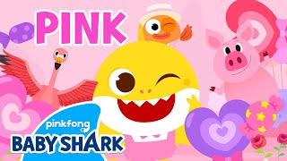 [ NEW] Baby Shark's Pink World | Baby Shark Colors | Learn Colors for Kids | Baby Shark