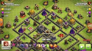 CLASH OF CLANS - GOWIPE CV9 - ATAQUES DE CV9