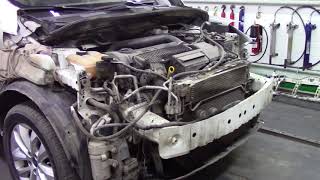 Форд Куга, не большой ремонт. Body repair after an accident.