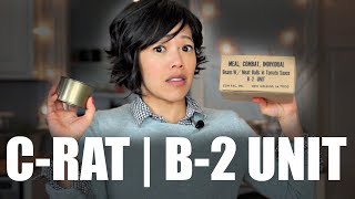 C- RATION | B-2 Unit Beans with Meatballs - 50-year old C-rat