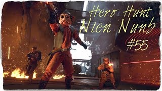 Star Wars Battlefront - Surviving with Nien Nunb #55 (50 killstreak) (Hero Hunt)