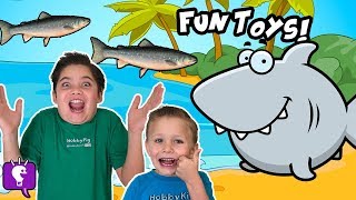 Summer Surprise Toys with a Toy Shark by HobbyKidsTV
