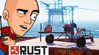 RUST - БЫСТРЫЙ ФАРМ - КАК ПРАВИЛЬНО ЛУТАТЬ НЕФТЯНУЮ ПЛАТФОРМУ С HEAVY NPC! (РАСТ РЕЙД | RUST RAID)