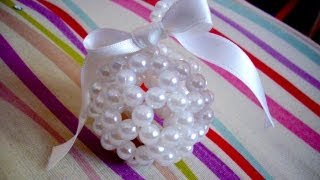Adornitos navideños copados! Cómo hacer esferas con tanza y pelotitas
