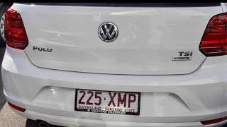 2017 Volkswagen Polo 6R MY17 66TSI Trendline Pure White 5 Speed Manual Hatchback