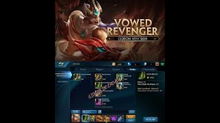 PENTAKILL/RAMPAGE DE GIDEON (HEROES EVOLVED) - RANKED - BUILD + SKIN FODA