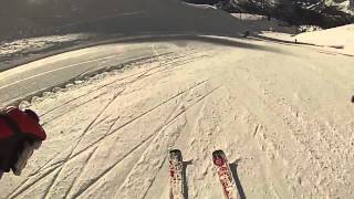 cortina pista nera sci atomic gs 12 camera gopro hero 3
