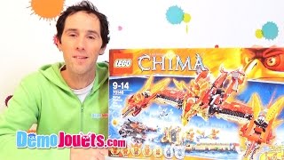 Test Lego Chima 70146 Le Temple du Phoenix de Feu - Démo Jouets