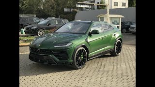 TopCar 2018 Carbon Bodykit am Lamborghini Urus in Grün und schwarz