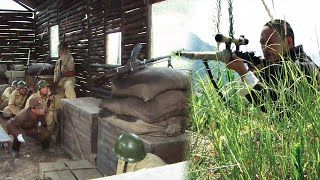 一人剿滅日軍基地！國軍狙擊手槍槍爆頭，數十日軍嚇得魂飛魄散！ ️ 抗日
