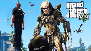 ХИЩНИКИ НАПАЛИ НА ГОРОД ЛОС САНТОС В ГТА 5 МОДЫ! PREDATOR ОБЗОР МОДА В GTA 5! ВИДЕО ИГРЫ MODS