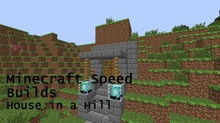 Minecraft Speed Build: House in a hill