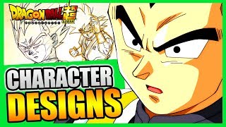 LES CHARACTER DESIGNS DE DRAGON BALL SUPER - DBMUSEUM #1