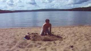 Girl SInks In Quick sand Gets Rescued