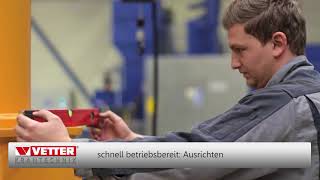 Мобильный кран Mobilus VETTER Krantechnik подъем грузов массой до 1000 кг, вылет стрелы 6 м
