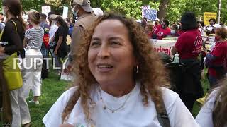 USA: Protesters outside White House demand immigration reform from Biden administration