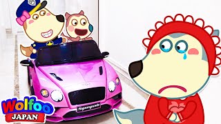 リトルウルフは赤ちゃんのふりをします ショートカートゥーン Wolfoo Japan
