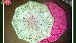 Как связать берет крючком? How to knit crochet beret?