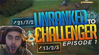 Yassuo | UNRANKED TO CHALLENGER IN ONE WEEK | Episode 1