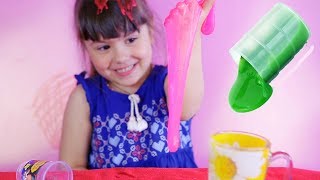 СЛИЗЬ ЛИЗУН ЧЕЛЛЕНДЖ! | У Даше ЛИЗУН в волосах! | Squishy Slime Baff Toy Challenge